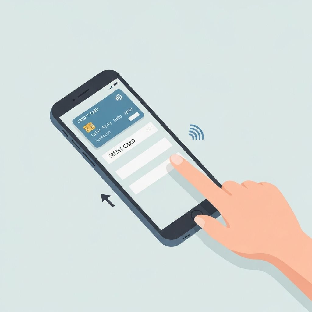 간편 결제하는 모습